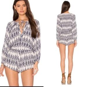 Eberjey Rumba Reed Romper Swim Cover-Up